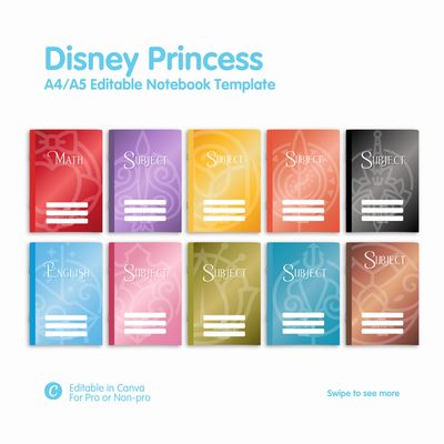 Disney Princess Notebook
