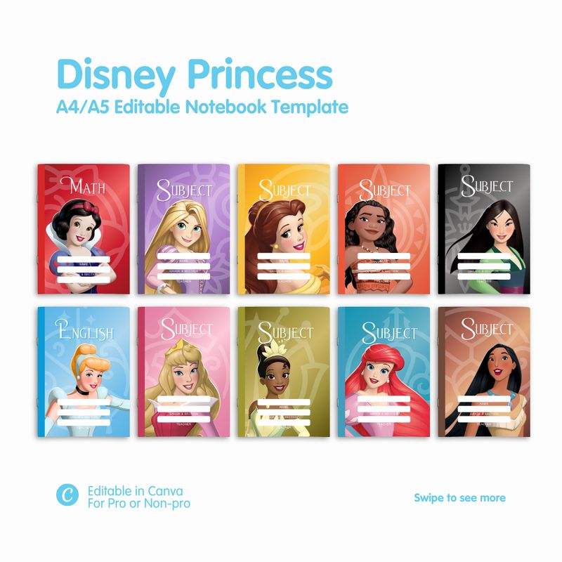 Disney Princess Notebook