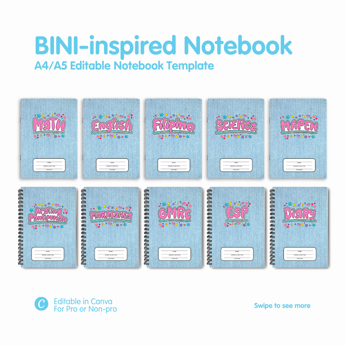 BINI-inspired Notebook
