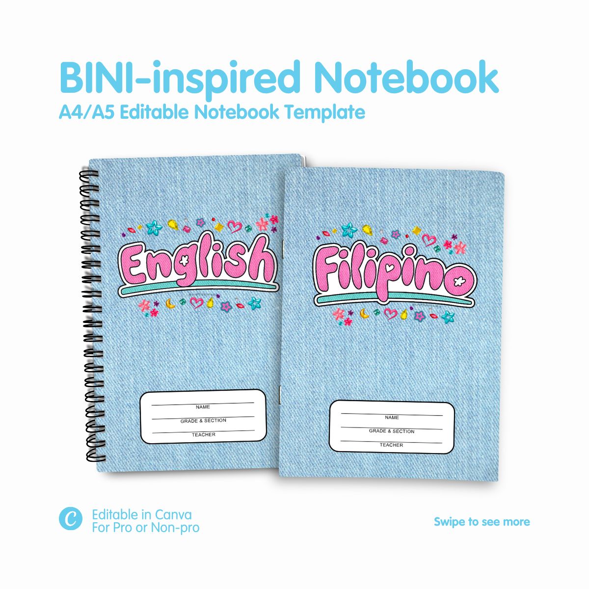 BINI-inspired Notebook