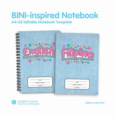 BINI-inspired Notebook