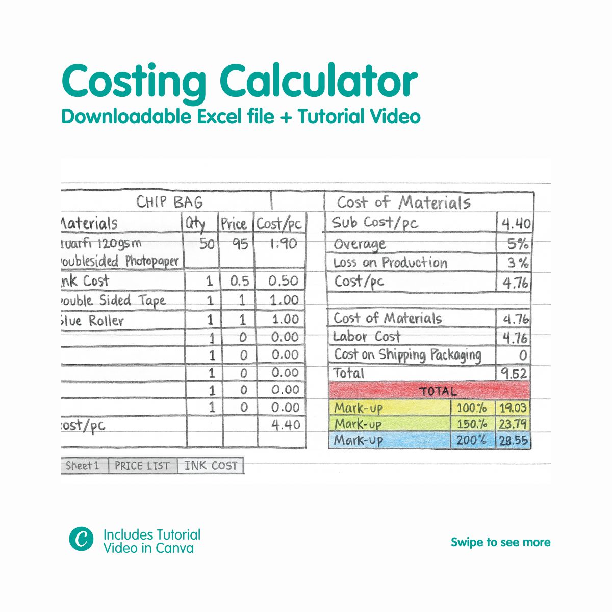 Costing Calculator