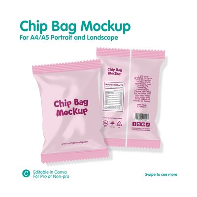 Chip Bag Mockup Builder Chip Bag Mockup Builder