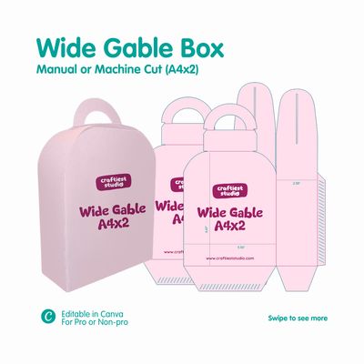 Wide Gable Box A4x2
