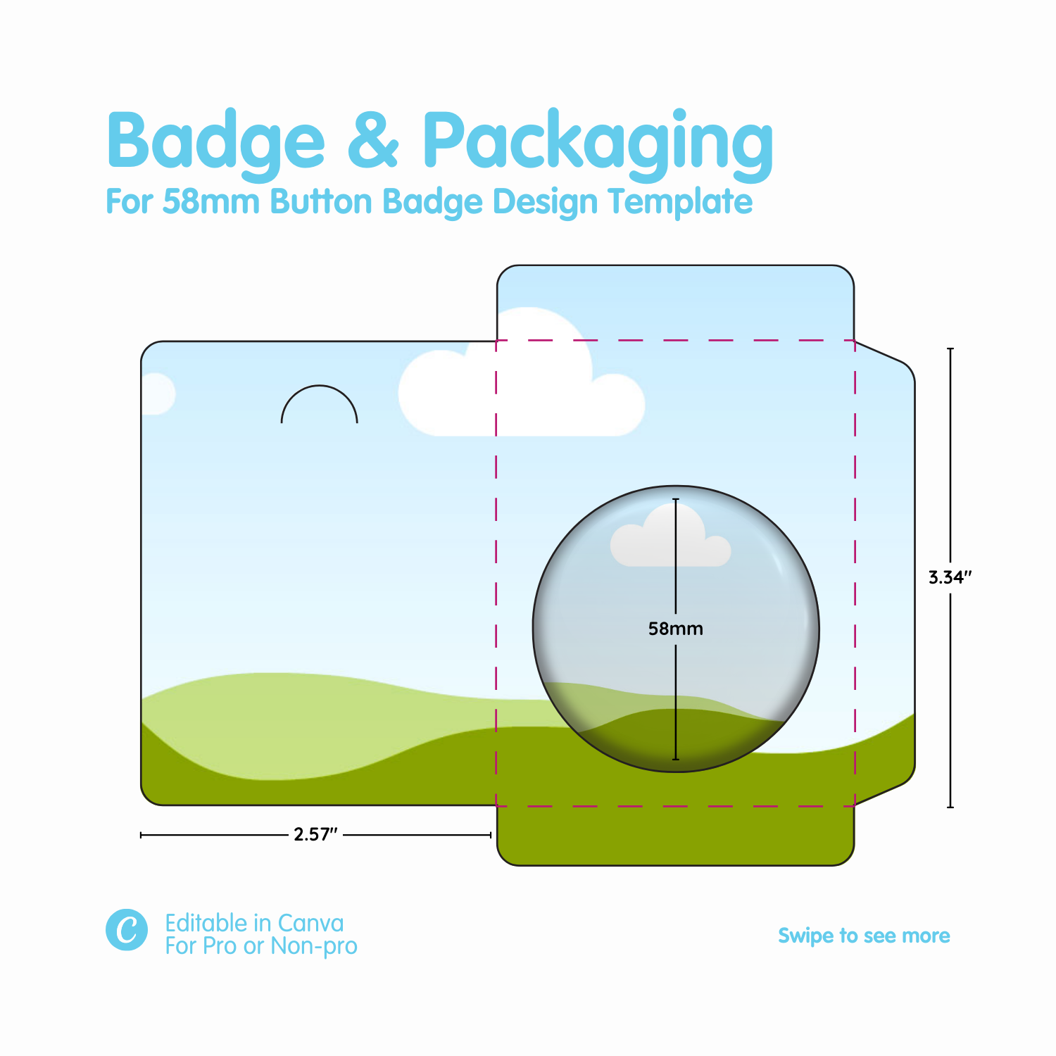 Button Badge & Packaging