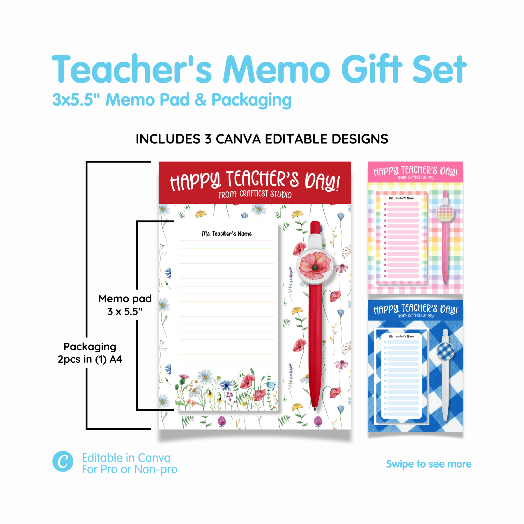 Teacher's Memo Gift Set