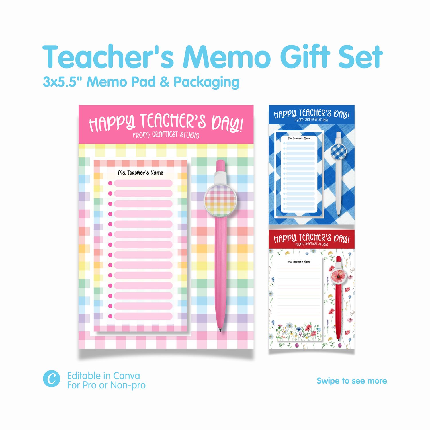 Teacher's Memo Gift Set