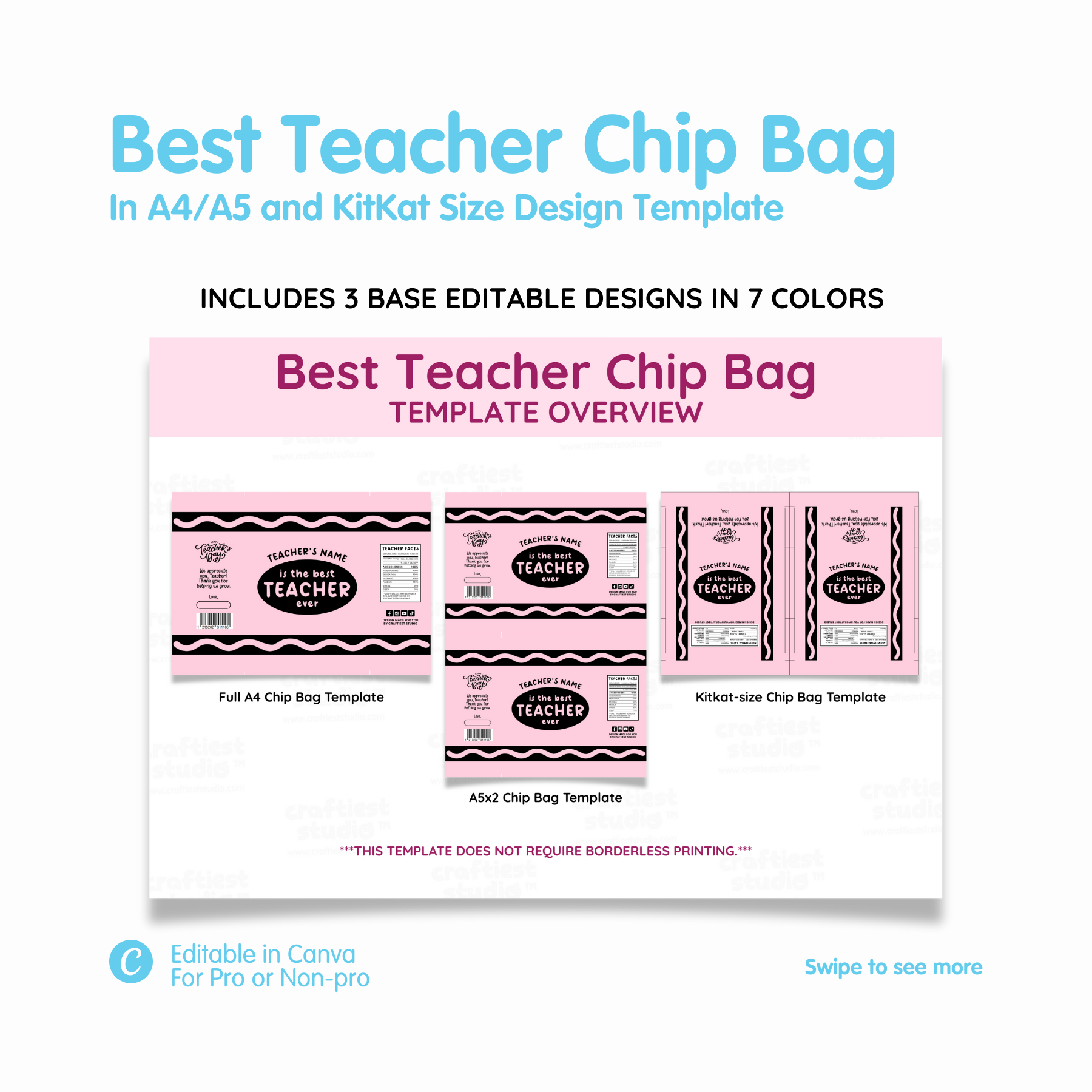 Best Teacher Chip Bag