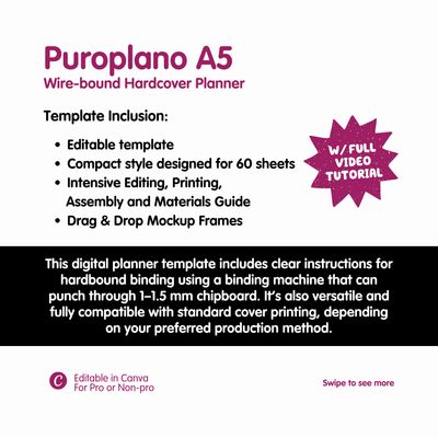 Compact A5 Planner 2025