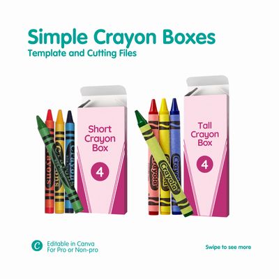 Simple Crayon Box Template