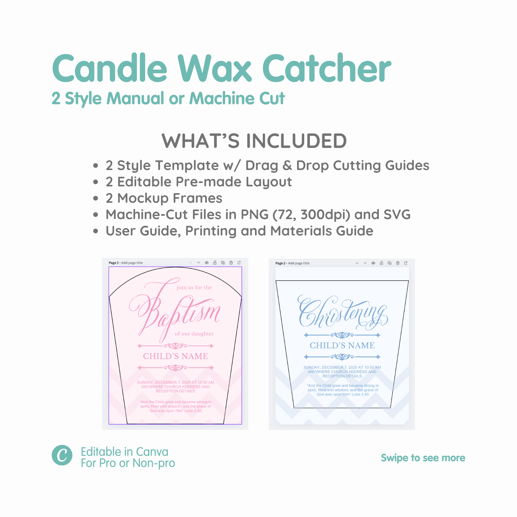 Candle Wax Catcher