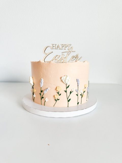 Easter Vanilla Cake
