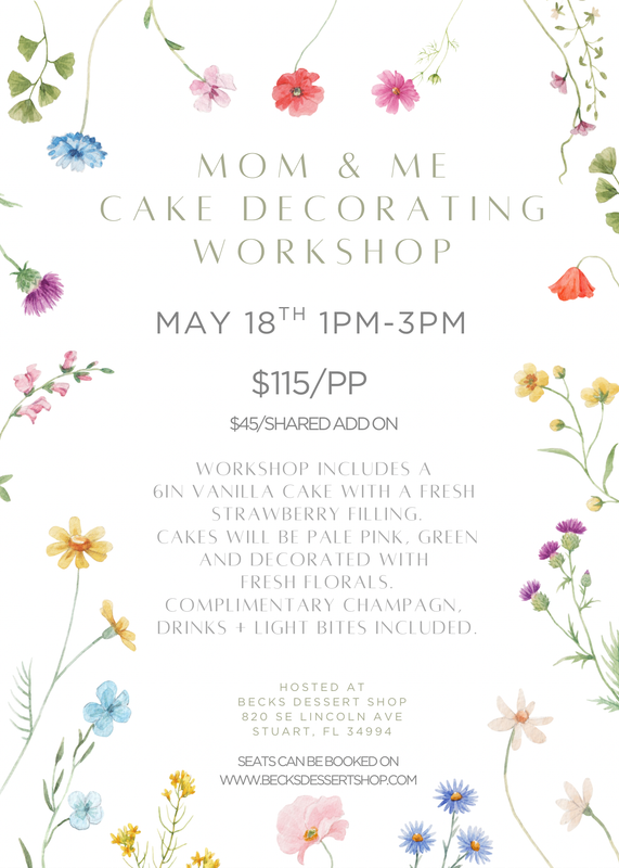 Mom &amp; Me Cake Workshop