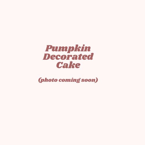 Pumpkin Decorated Cake