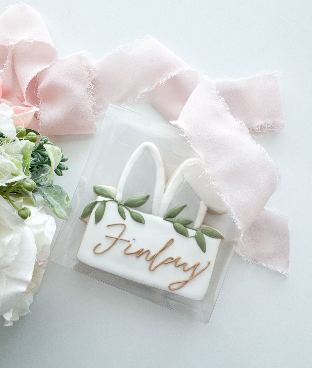 Easter Name Card Cookie