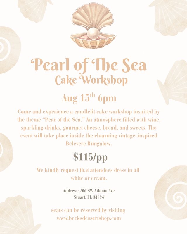 Pearl of The Sea Workshop