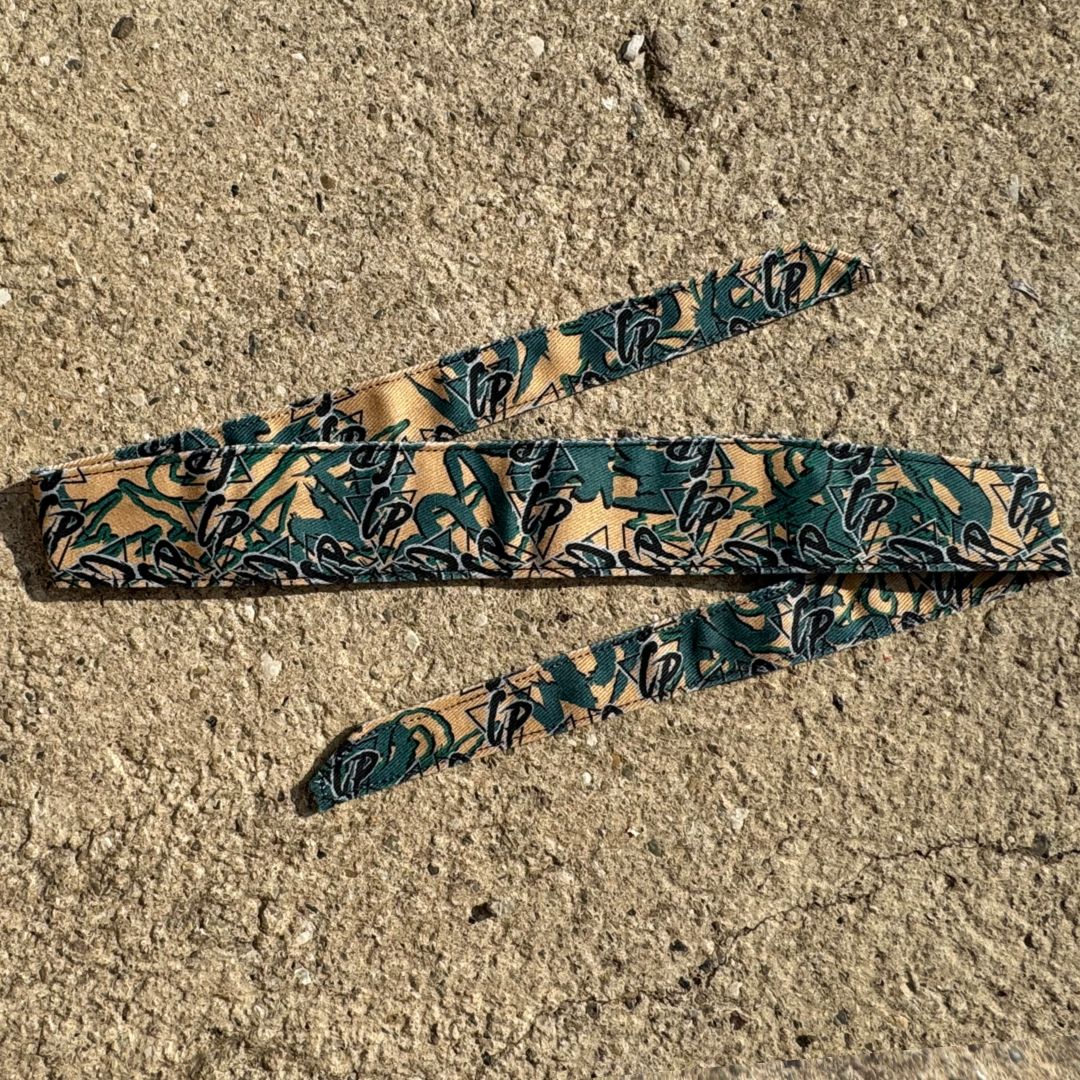 Dark Ivy/Sand 12oz Denim Headband