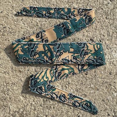 Dark Ivy/Sand 12oz Denim Headband