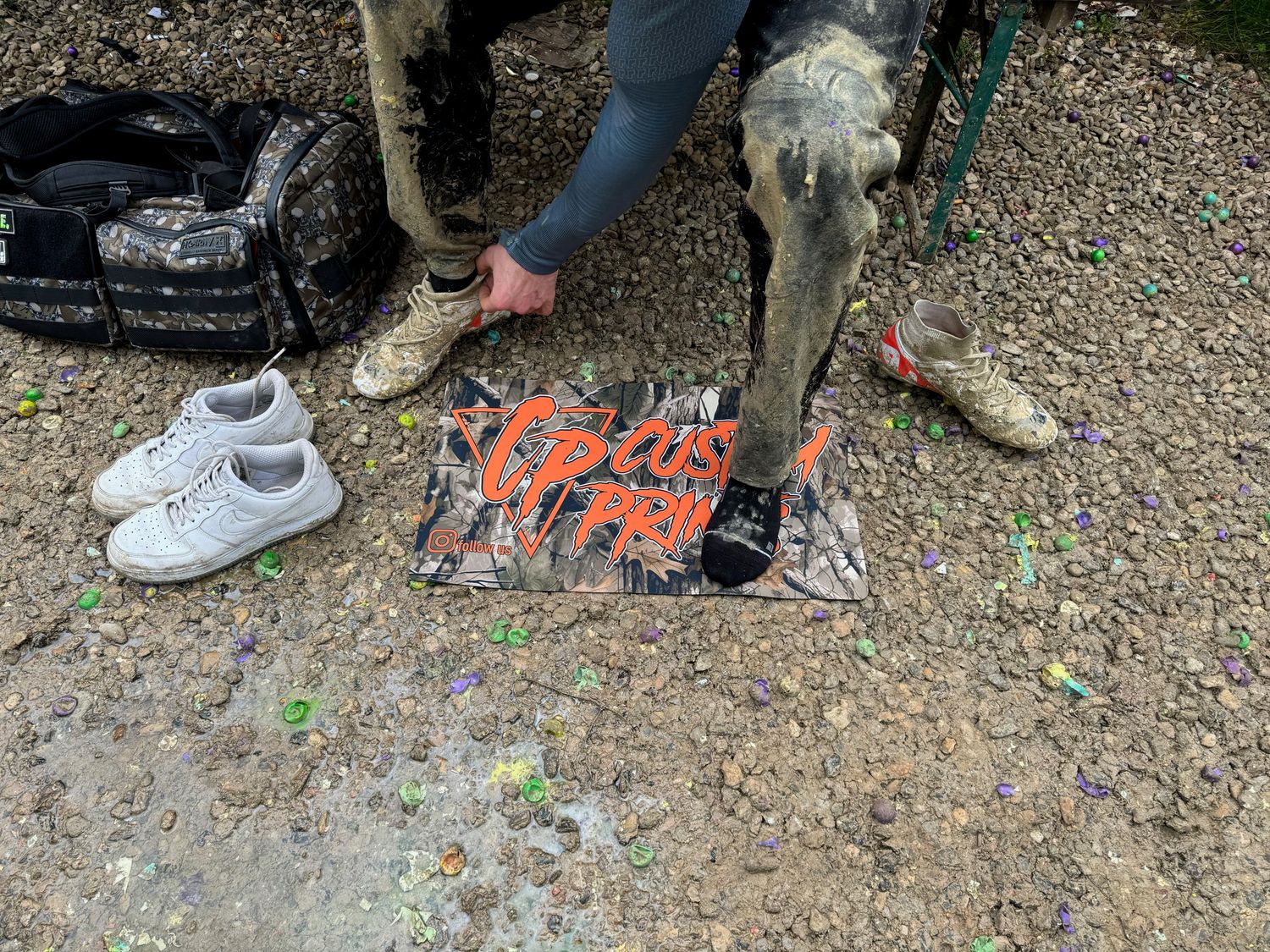 Paintball Fußmatte