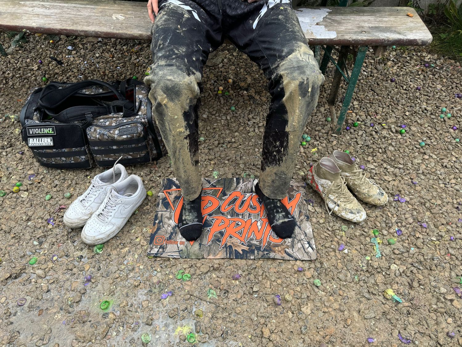 Paintball Fußmatte