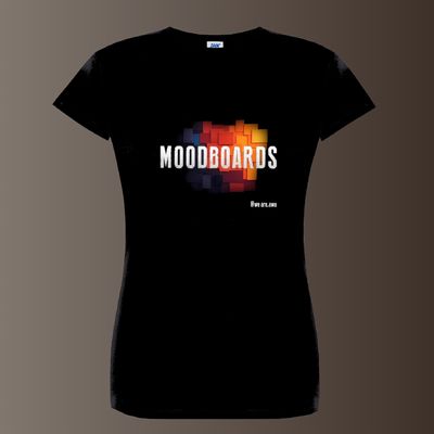 CAMISETA ENTALLADA "MOODBOARDS"