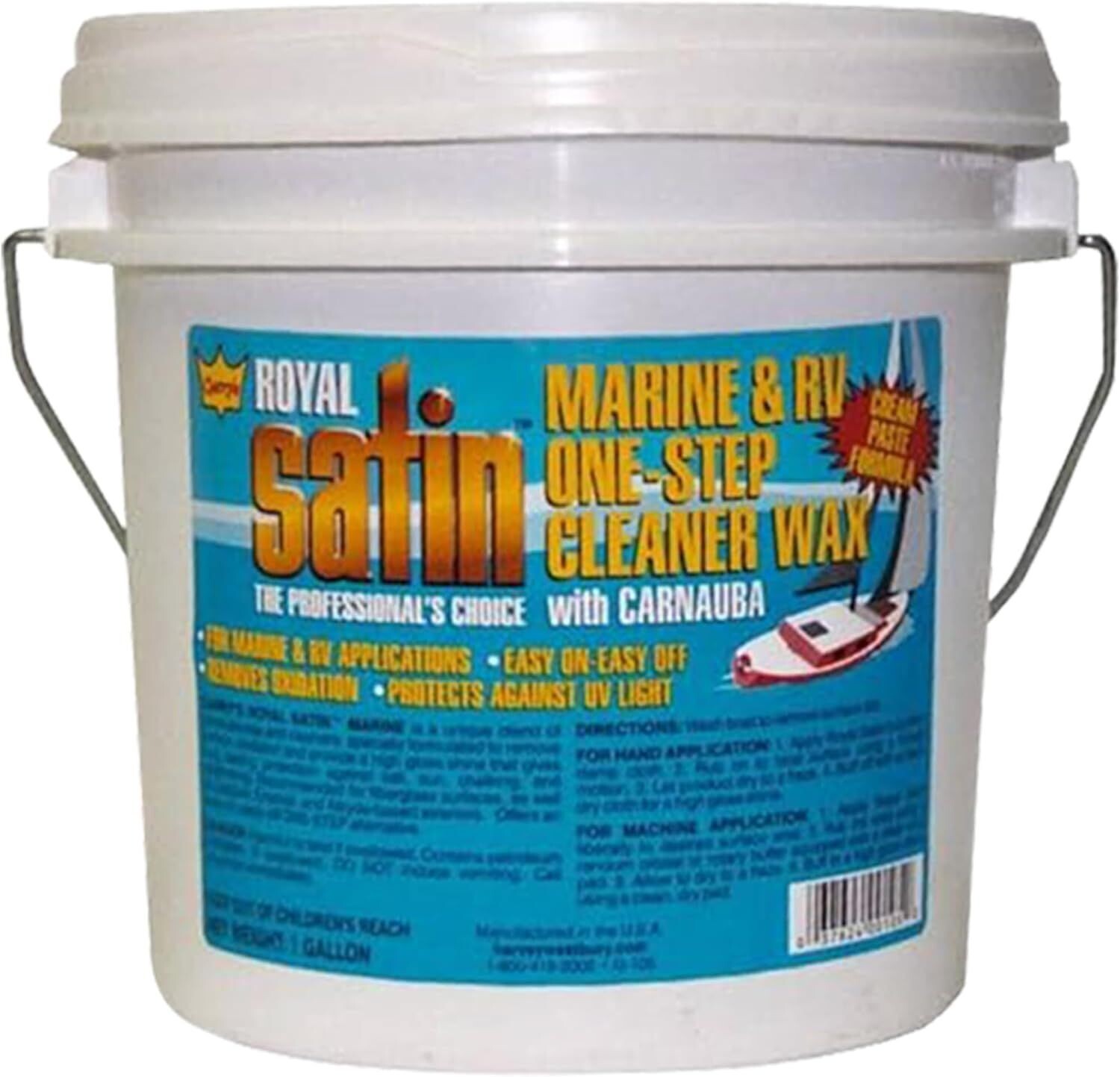 Garry's Royal Satin Marine & RV ONE STEP Cleaner Wax (1 Gallon)