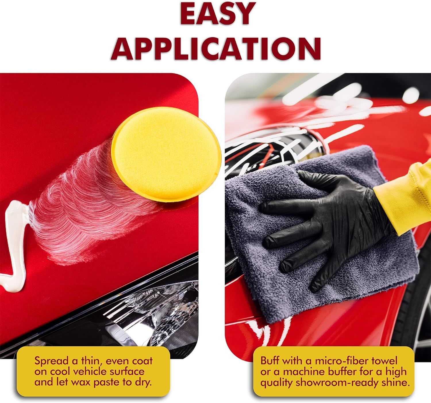 Garry's Royal Satin One Step Cleaner Wax - Deep Clean, Shine, and Protect Your Vehicle's Finish - Car, Truck, Bus - Carnauba/Hydr.