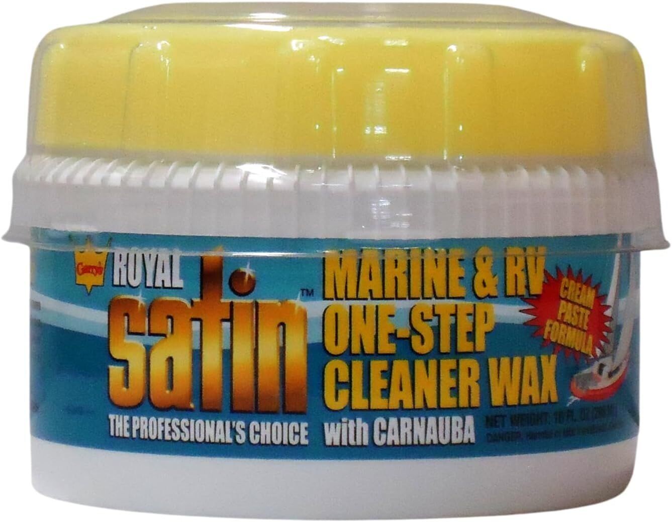 Garry's Royal Satin Marine & RV ONE STEP Cleaner Wax - 10 oz Garry's Royal Satin Marine & RV ONE STEP Cleaner Wax - 10 oz