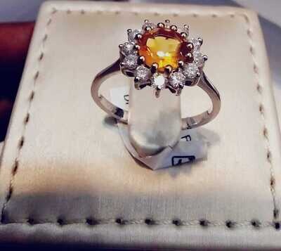 DIAMOND SAPPHIRE RING