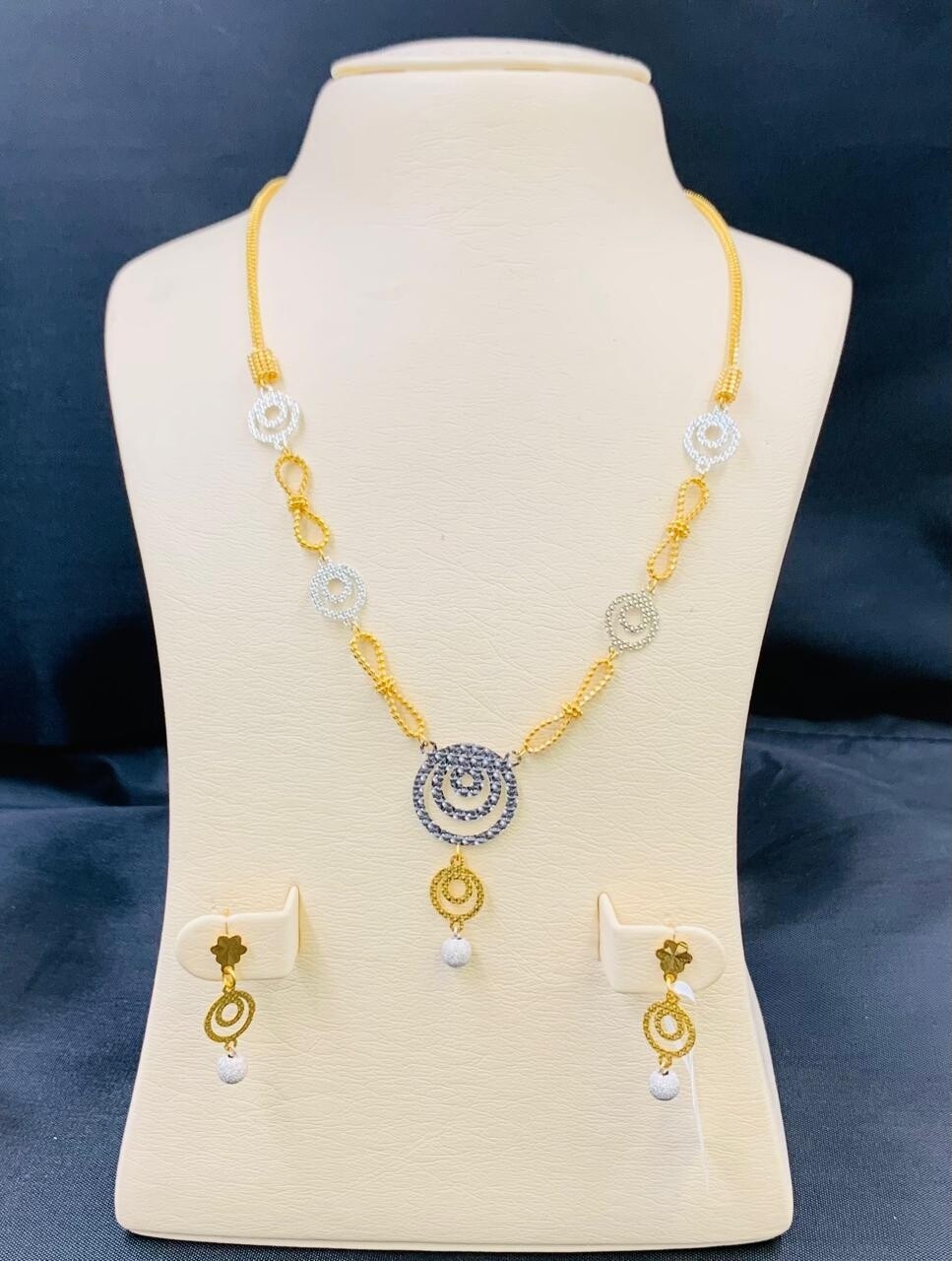 22K GOLD NECKLACE SET
