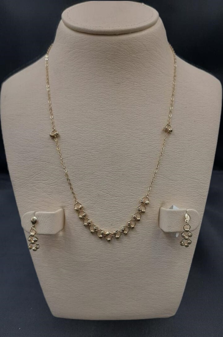 18K GOLD NECKLACE SET