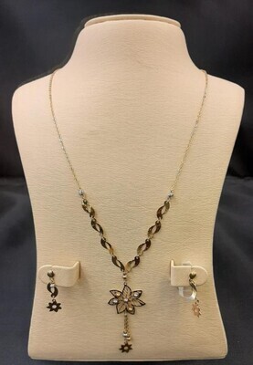 18K Gold Necklace set