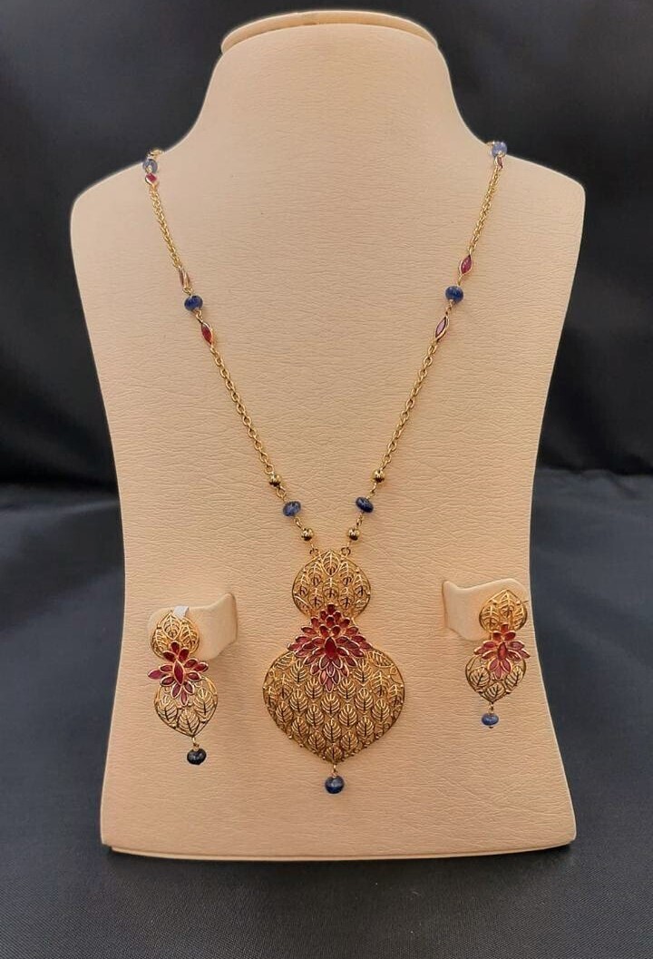 22K GOLD NECKLACE SET