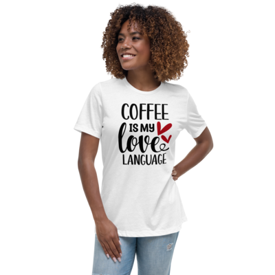 Coffee love language T-shirt 