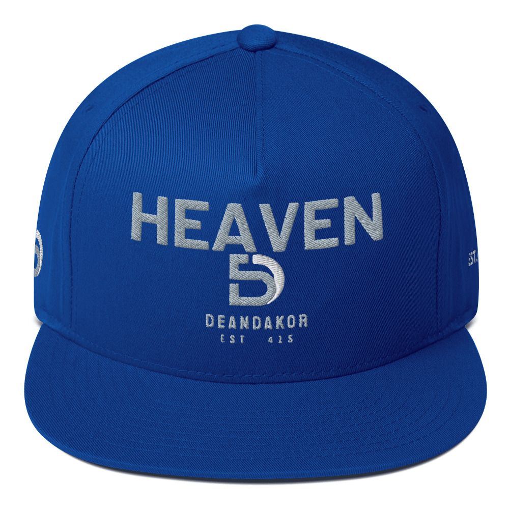 DEANDAKOR Men&#39;s Flat Bill Cap