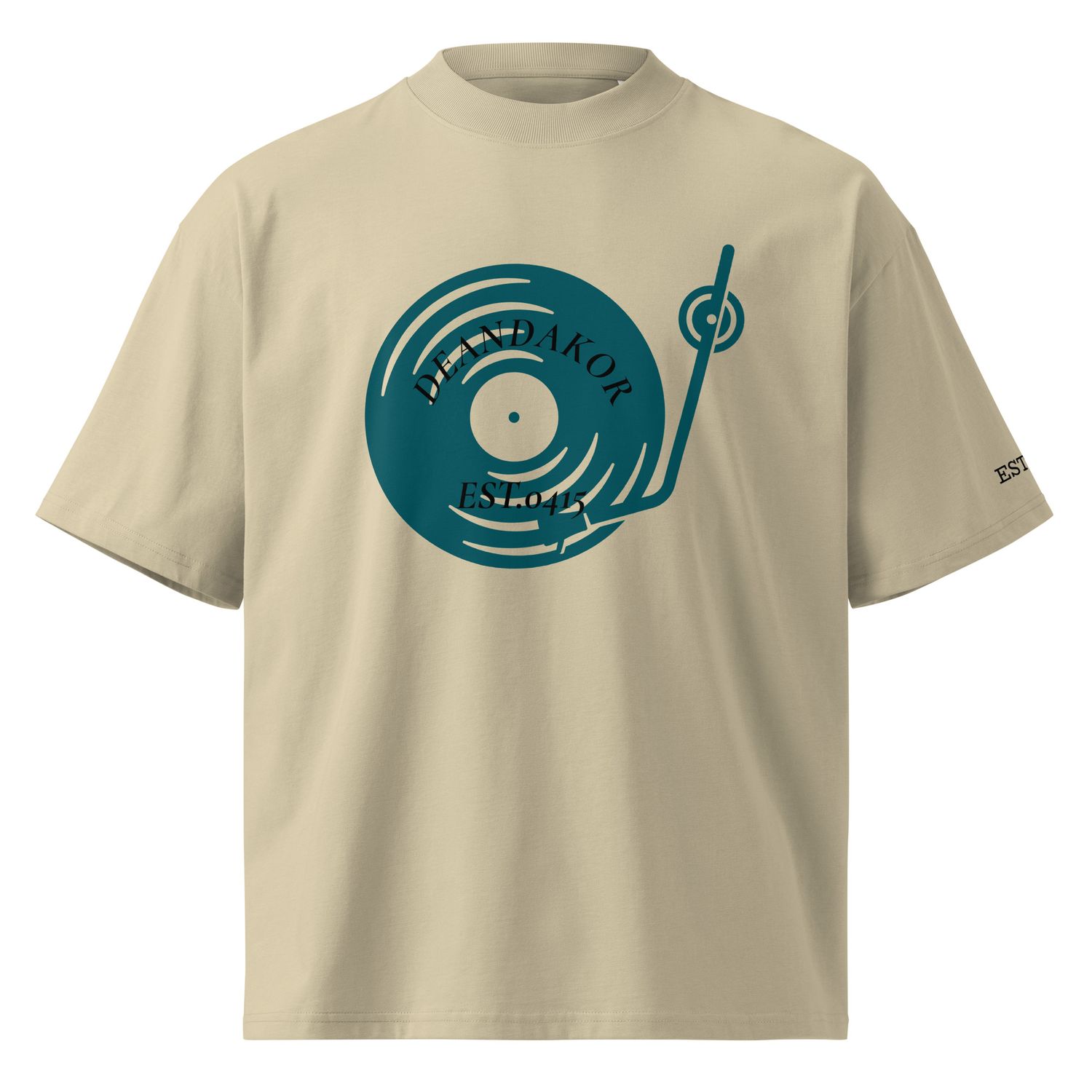 DEANDAKOR organic oversized high neck t-shirt
