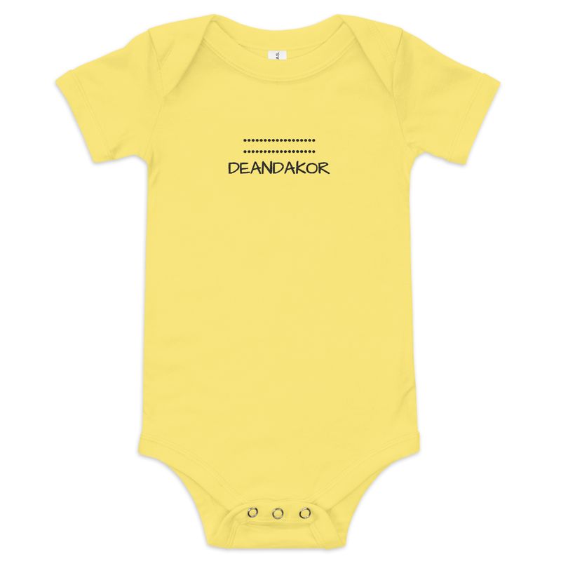 DEANDAKOR Baby short sleeve one piece