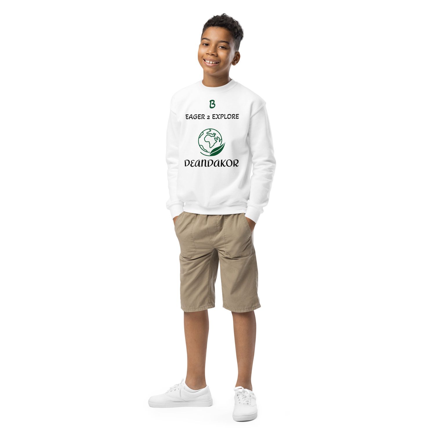 DEANDAKOR Youth crewneck sweatshirt