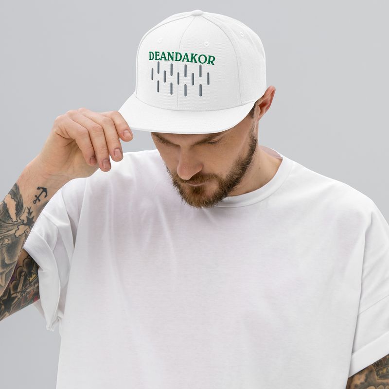 DEANDAKOR Men&#39;s Snapback Hat