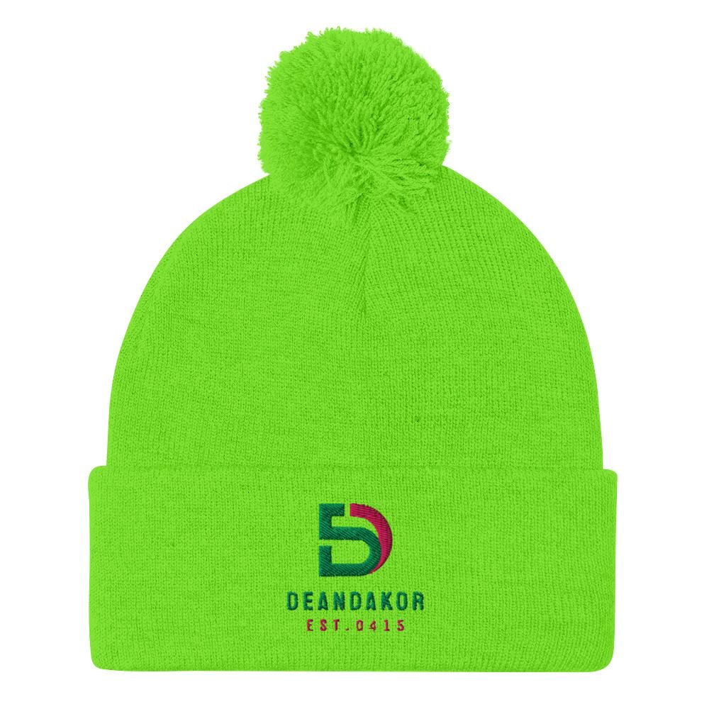 DEANDAKOR Pom-Pom Beanie