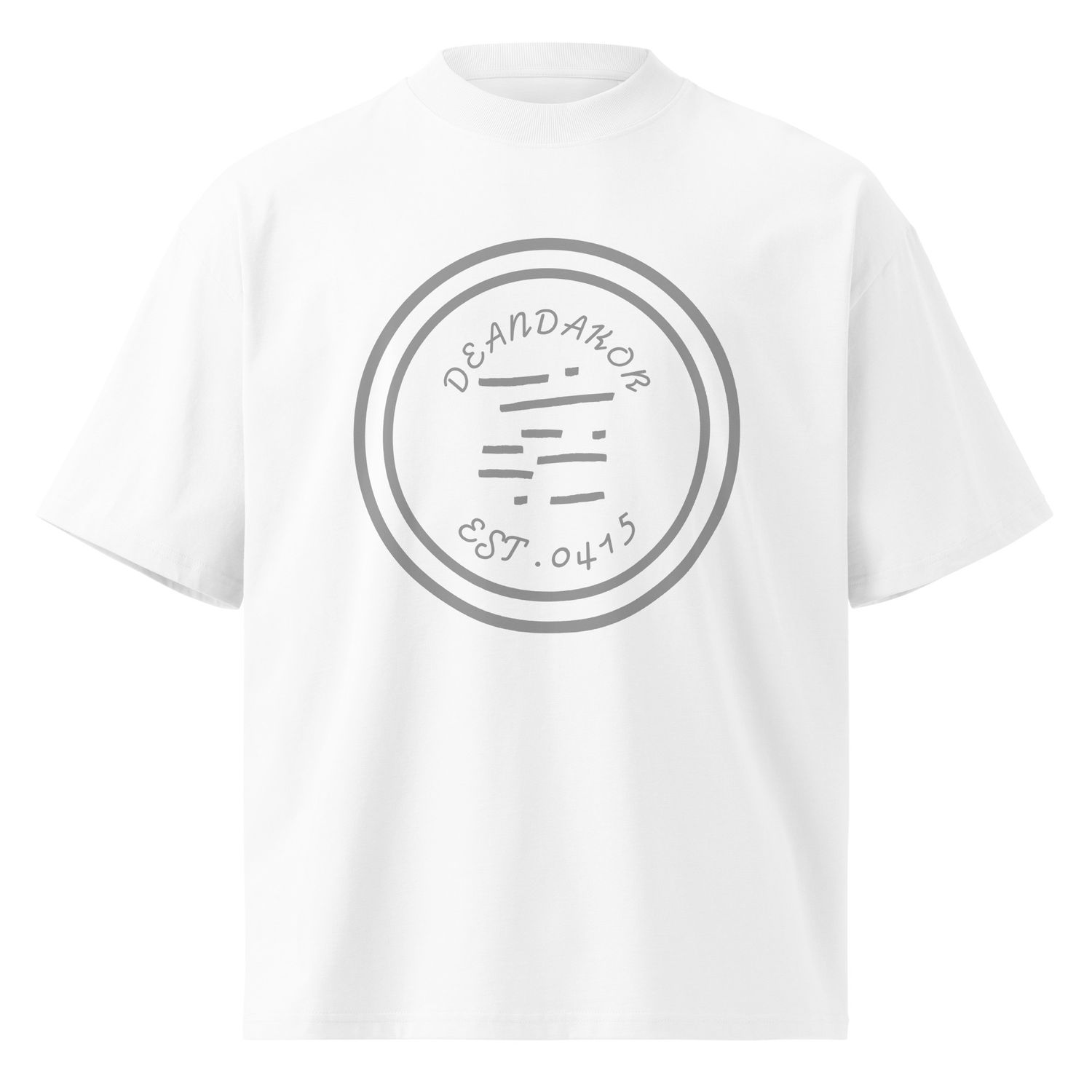 DEANDAKOR organic oversized high neck t-shirt