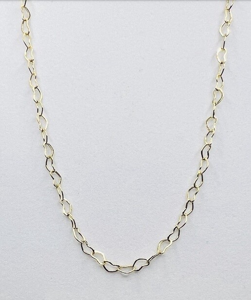 Necklace- Gold Heart Chain Necklace