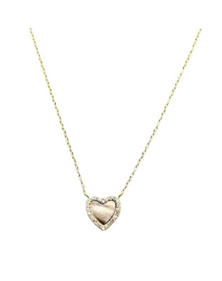 Pearl Heart with Stones Necklace