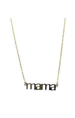 Simple Mama Necklace, Color: Gold