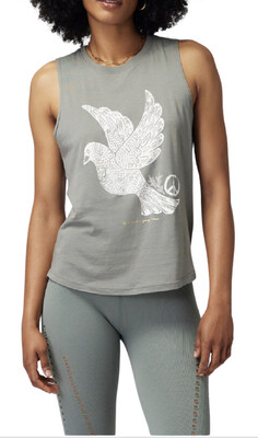 Peace Dove Tank by Spiritual Gangster