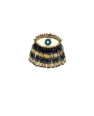 Magical Eye Beaded Brooch Pin