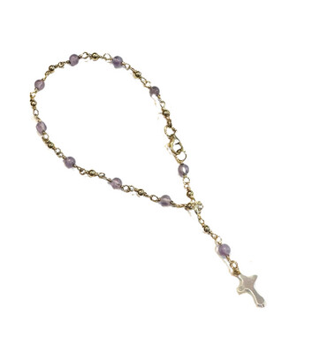Davina Purple Rosario Bracelet