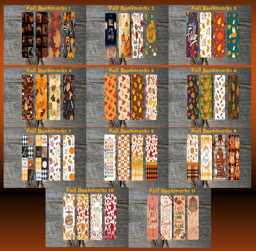 Fall Bookmarks