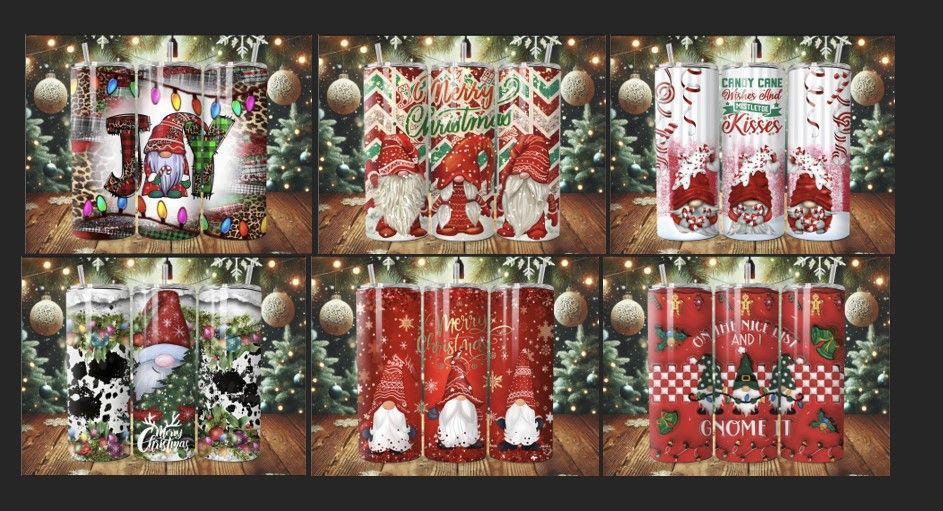 Christmas Gnomes Options 20 ounce Tumbler