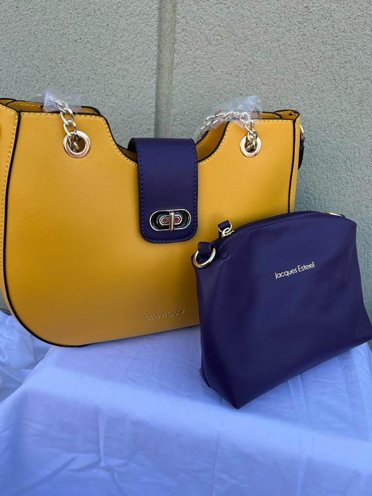Sac à main_Jacques Esterel- (jaune)